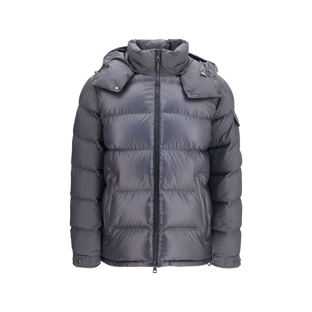 Gray Goose Down Full-Length Jacket