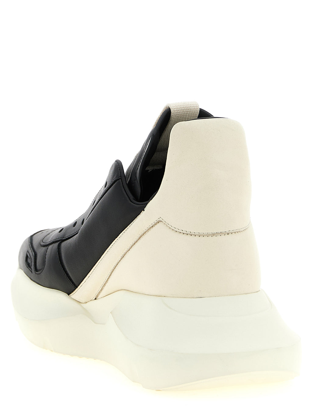 Bicolor Calfskin Chunky Sneakers