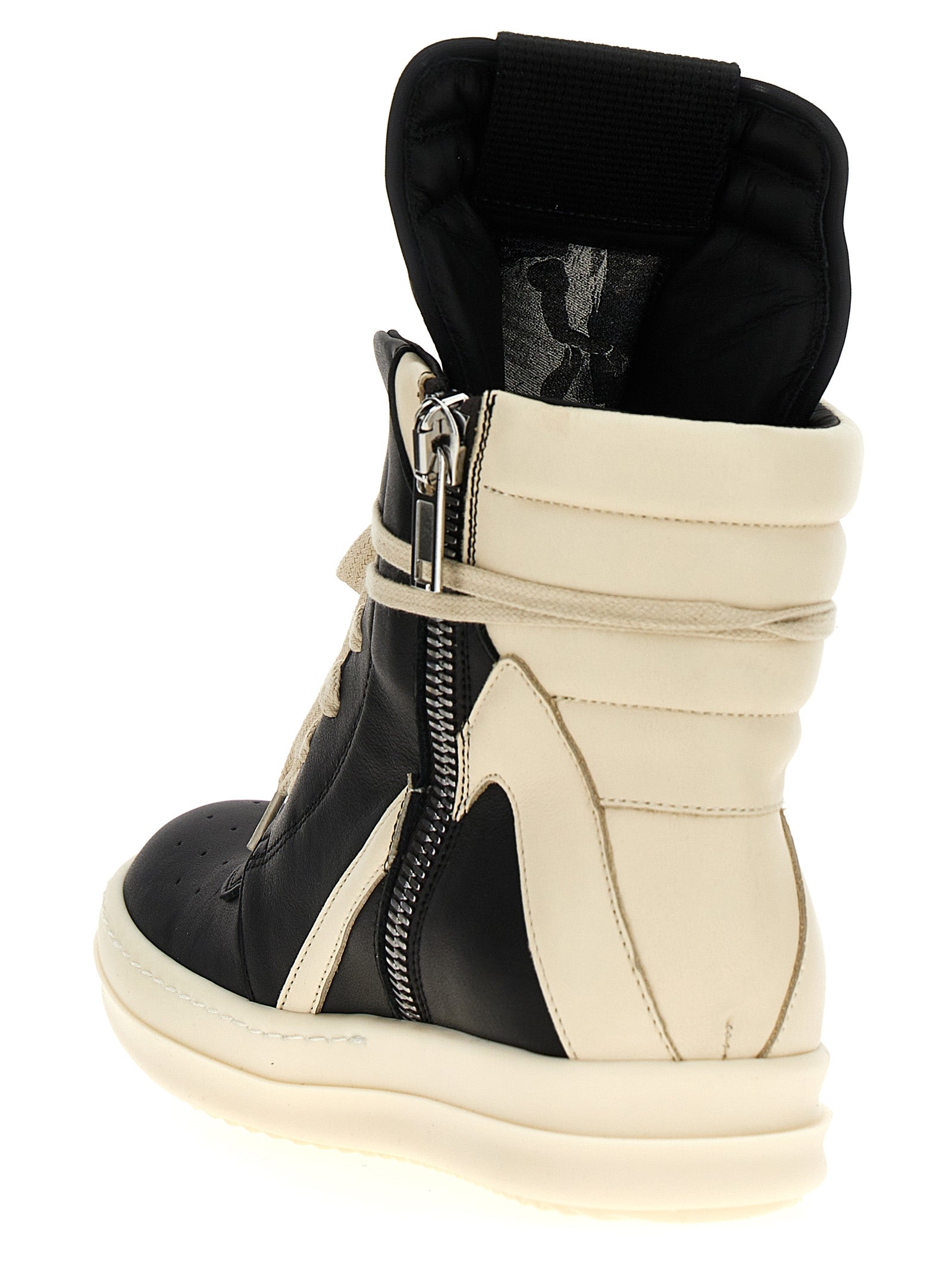 Bicolor Calfskin Athletic Sneakers
