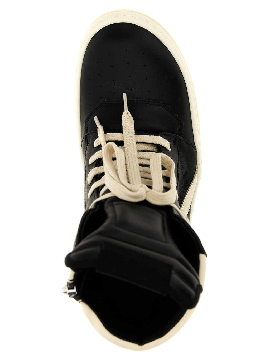 Bicolor Calfskin High Top Sneakers