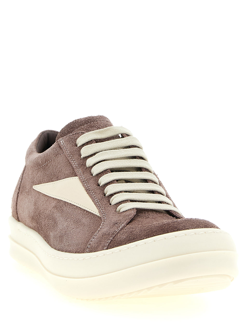 Purple Calfskin Low Top Sneakers
