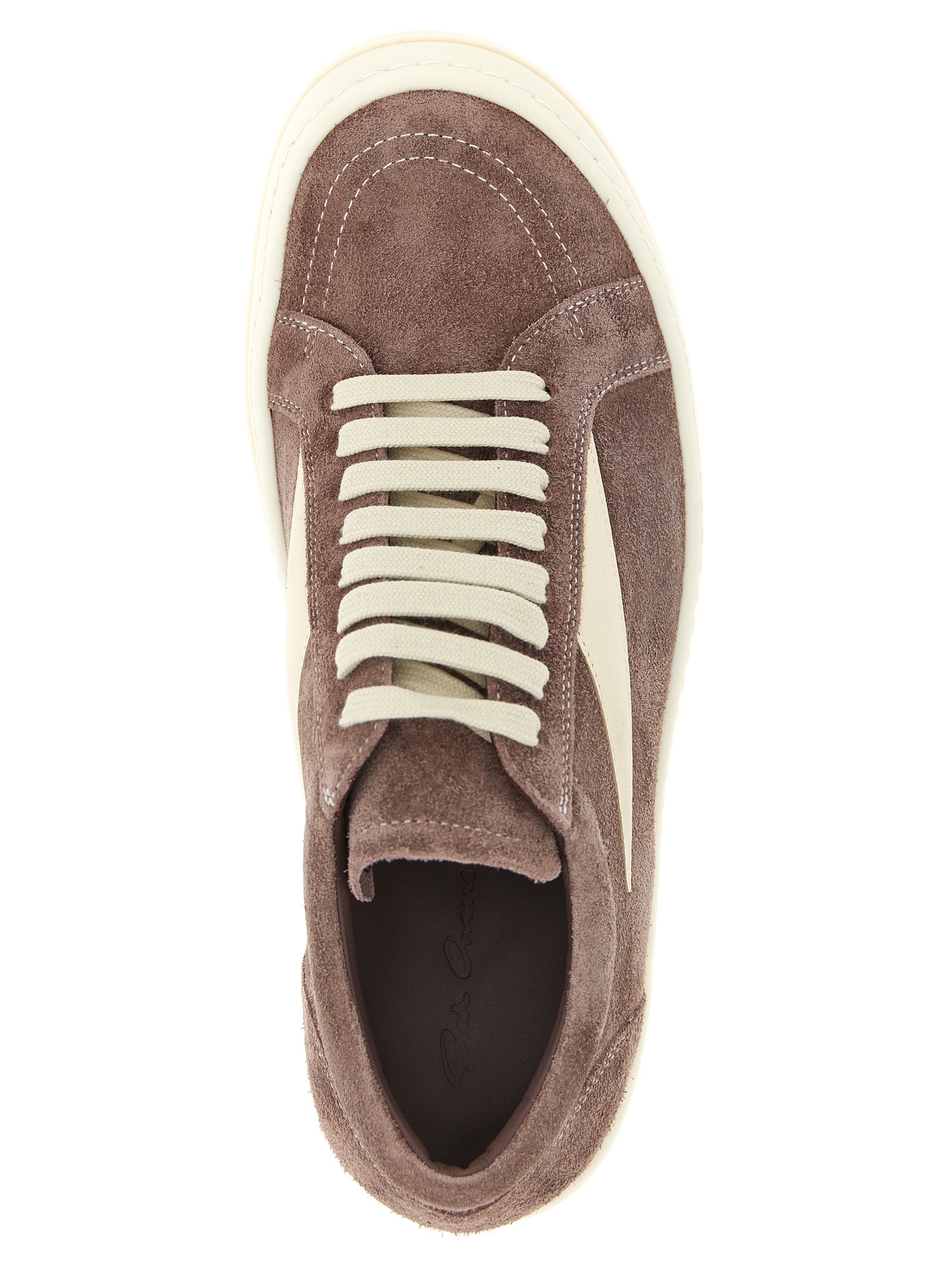 Purple Calfskin Low Top Sneakers