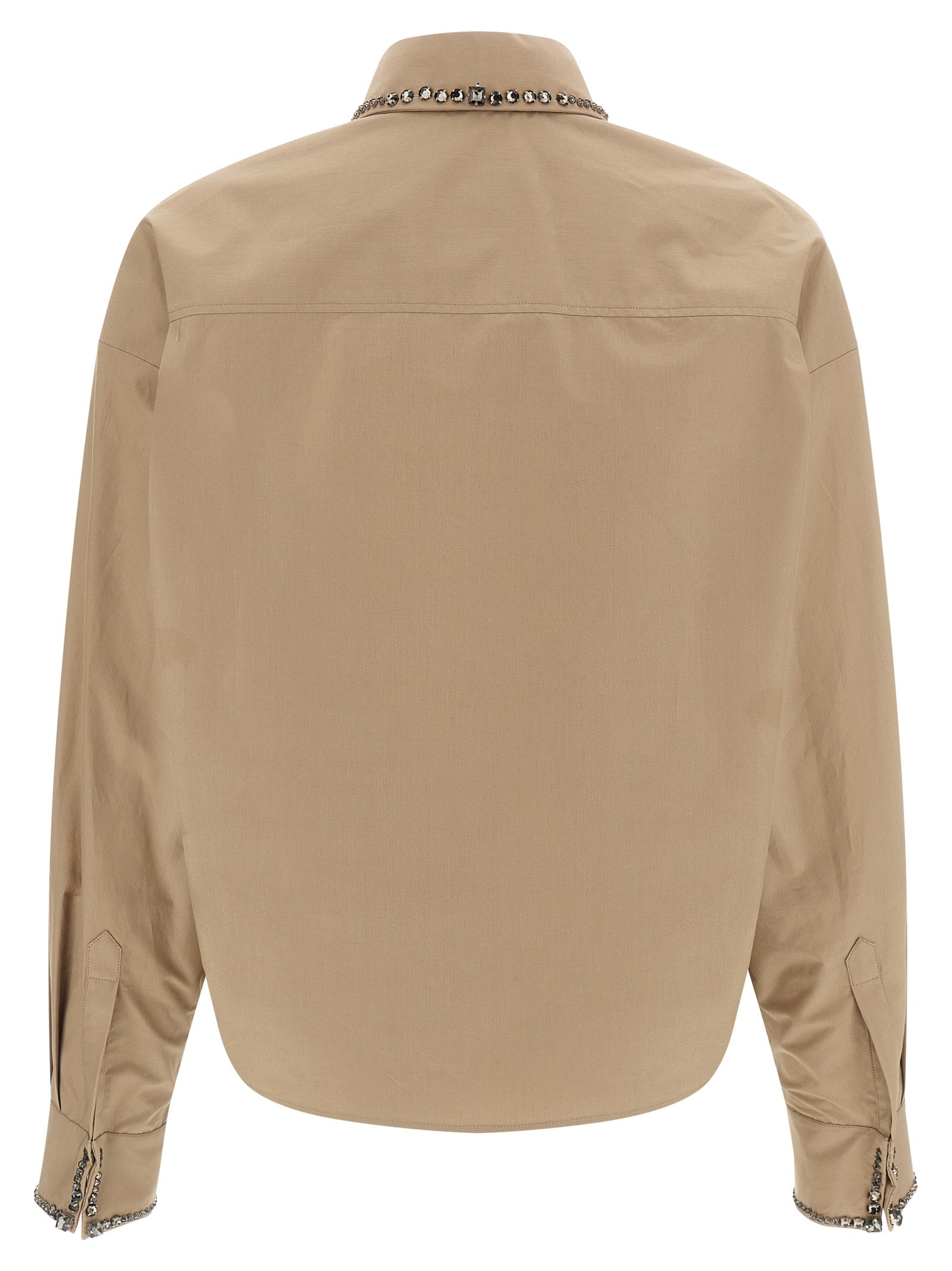 Beige Cotton Blouse