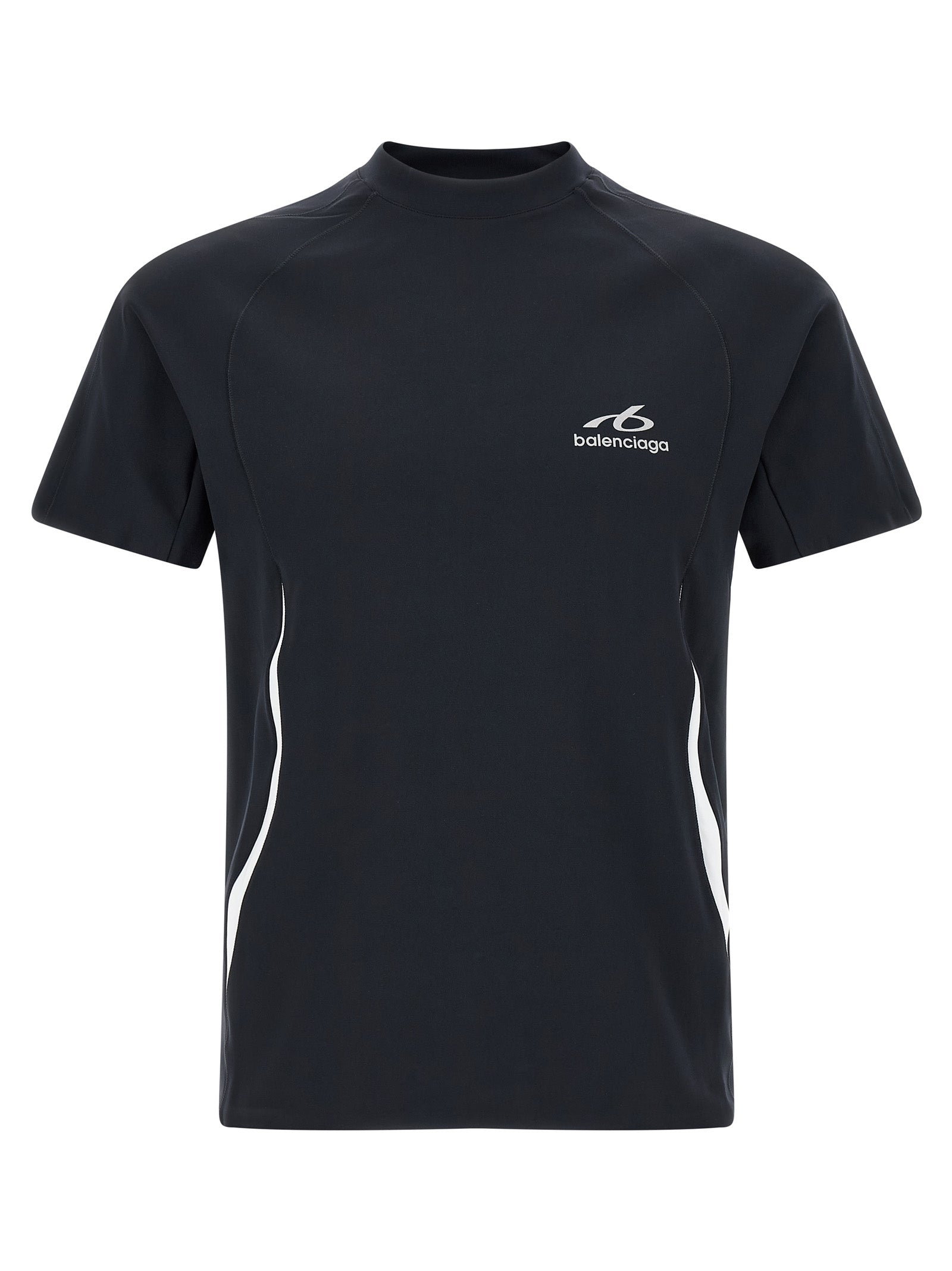Blue Polyamide T-Shirt