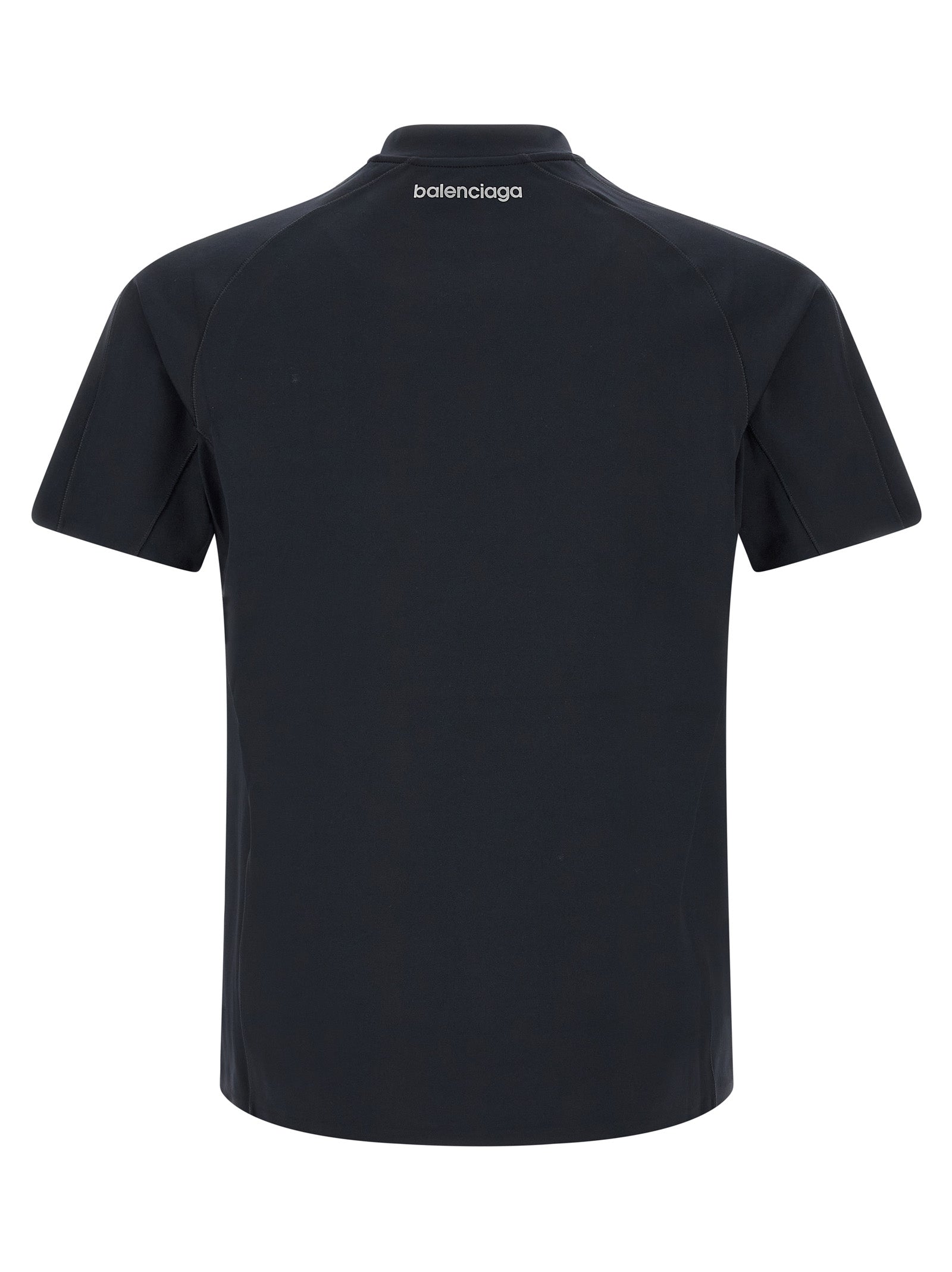 Blue Polyamide T-Shirt