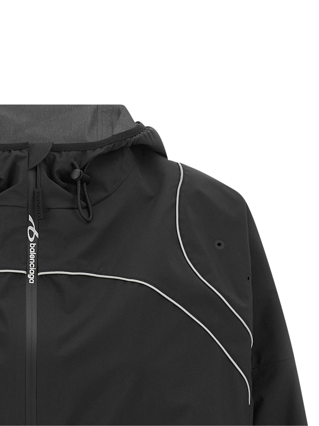 Black Polyester Sweatshirt