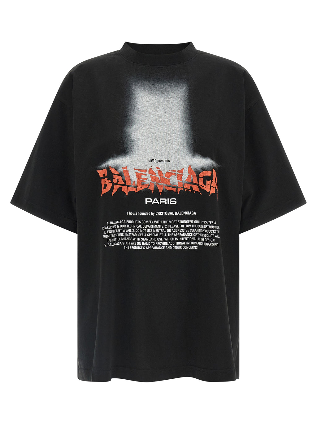 Black Cotton T-Shirt