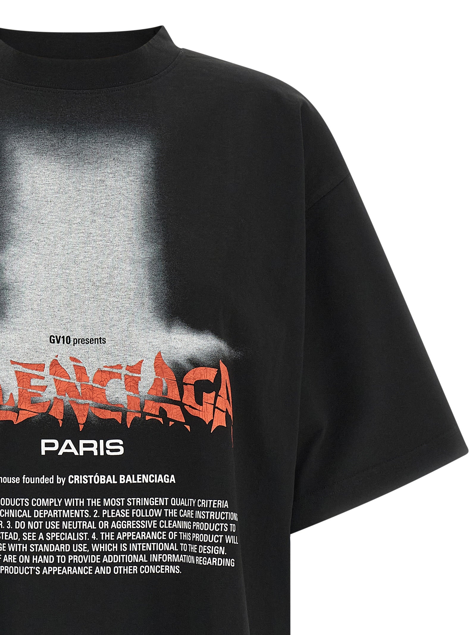 Black Cotton T-Shirt