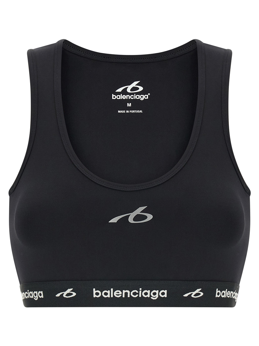 Black Polyamide Sport Bra