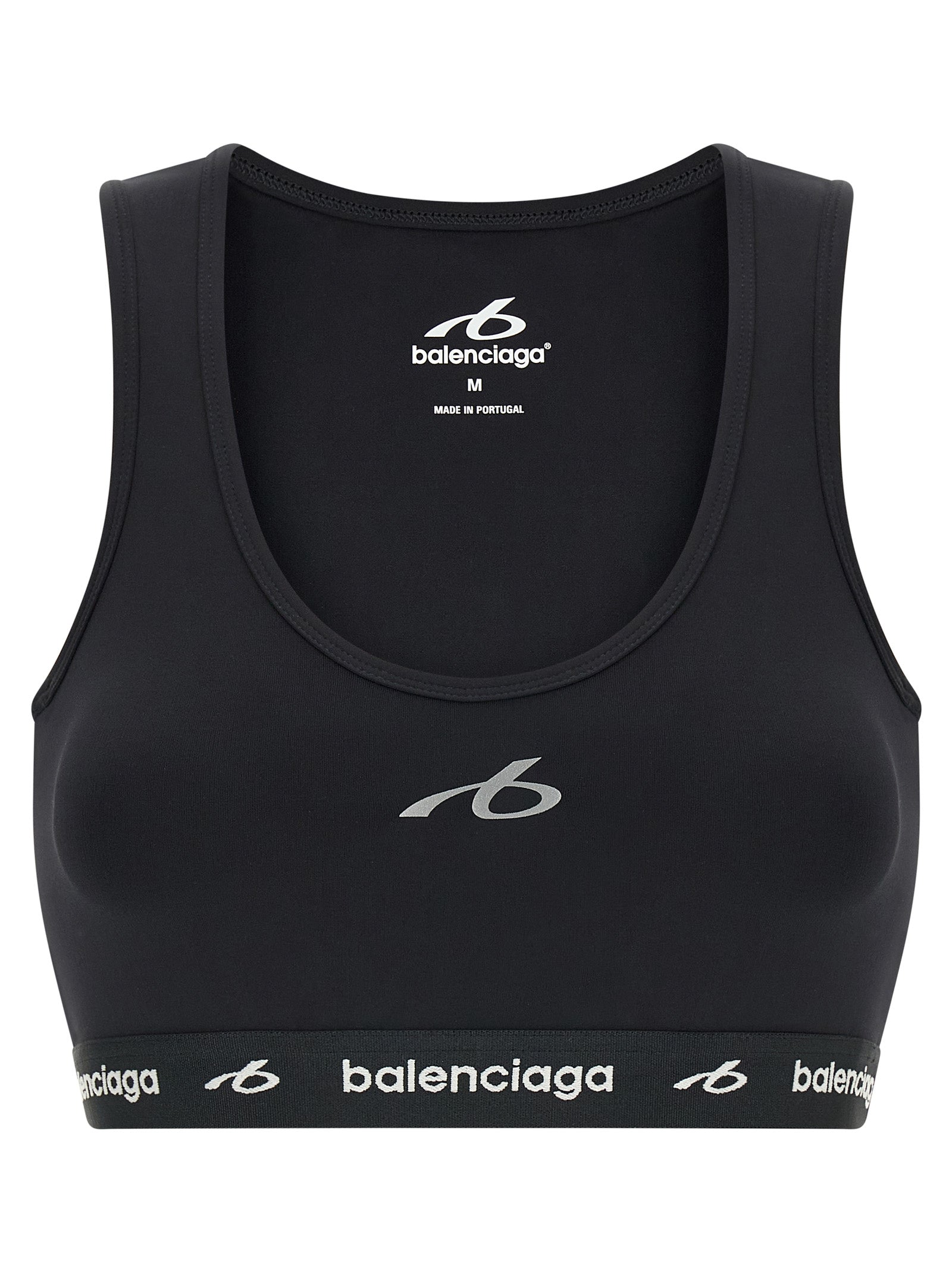 Black Polyamide Sport Bra