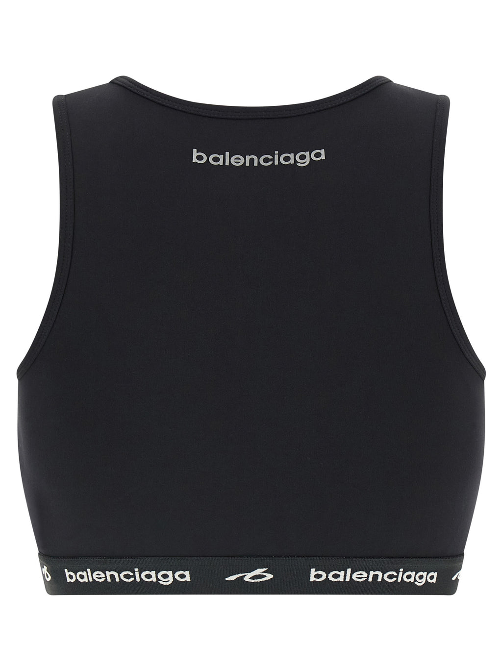 Black Polyamide Sport Bra