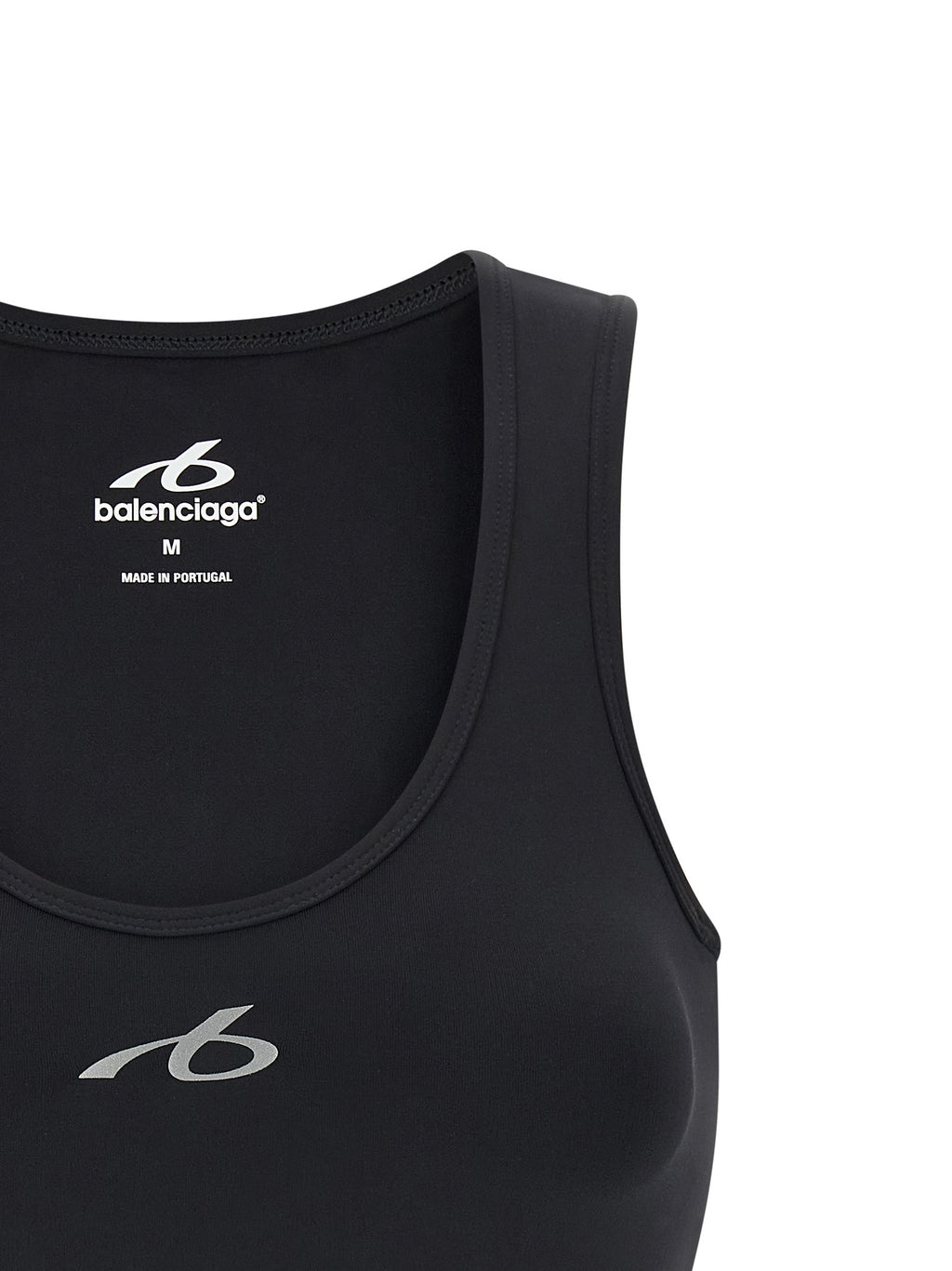 Black Polyamide Sport Bra