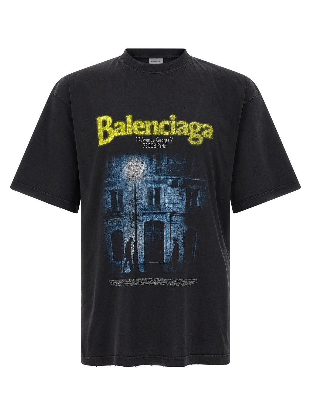Black Cotton T-Shirt