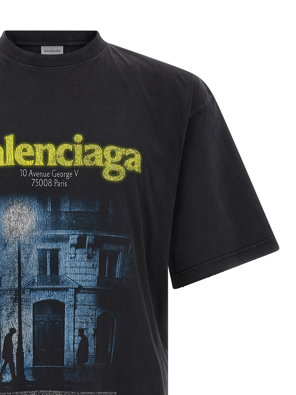 Black Cotton T-Shirt