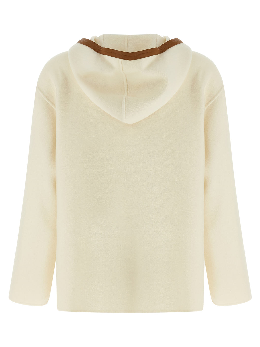 White Virgin Wool Coat