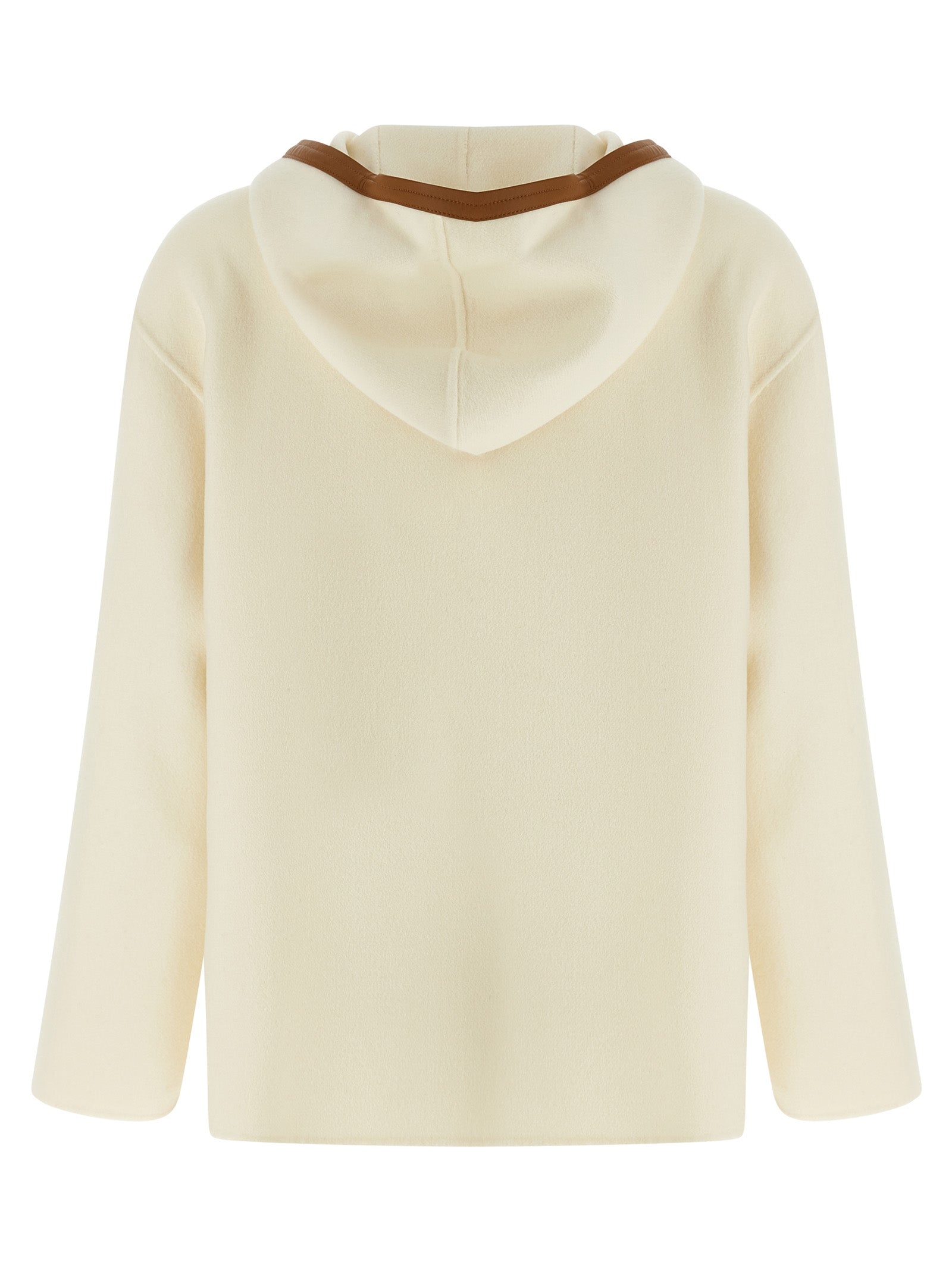 White Virgin Wool Coat