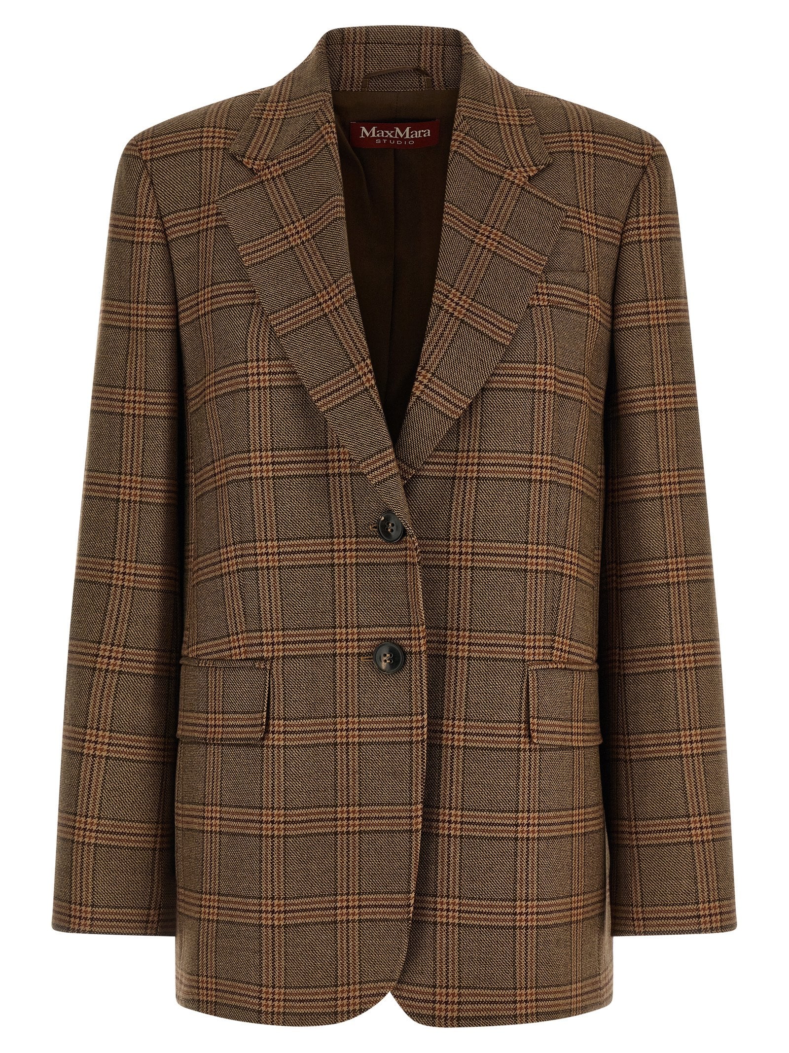 Brown Wool Blazer