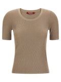 Beige Polyamide T-Shirt