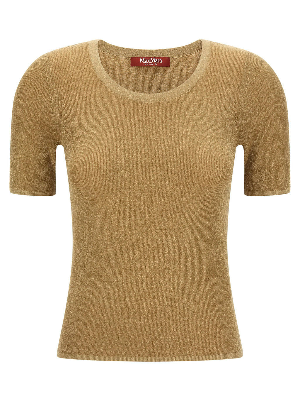 Gold Polyamide T-Shirt