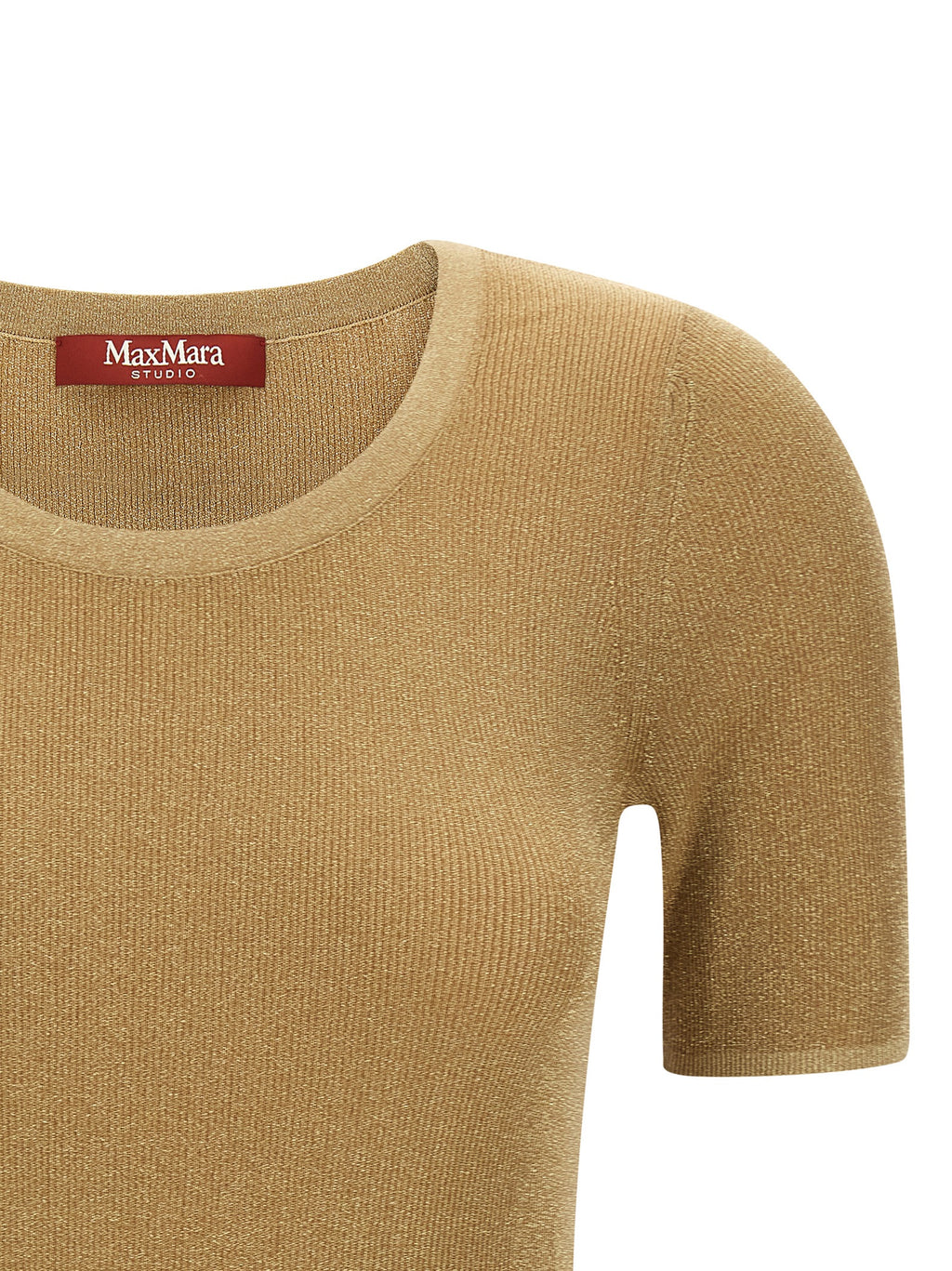 Gold Polyamide T-Shirt