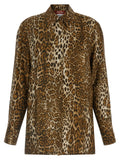 Brown Silk Blouse