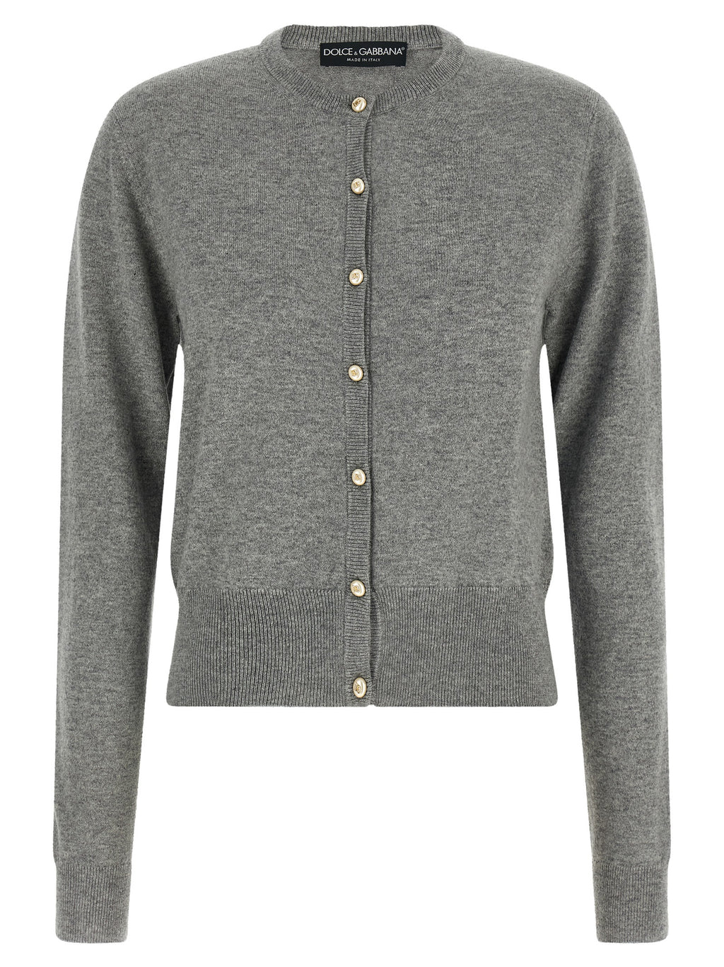 Gray Cashmere Cardigan