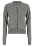Gray Cashmere Cardigan