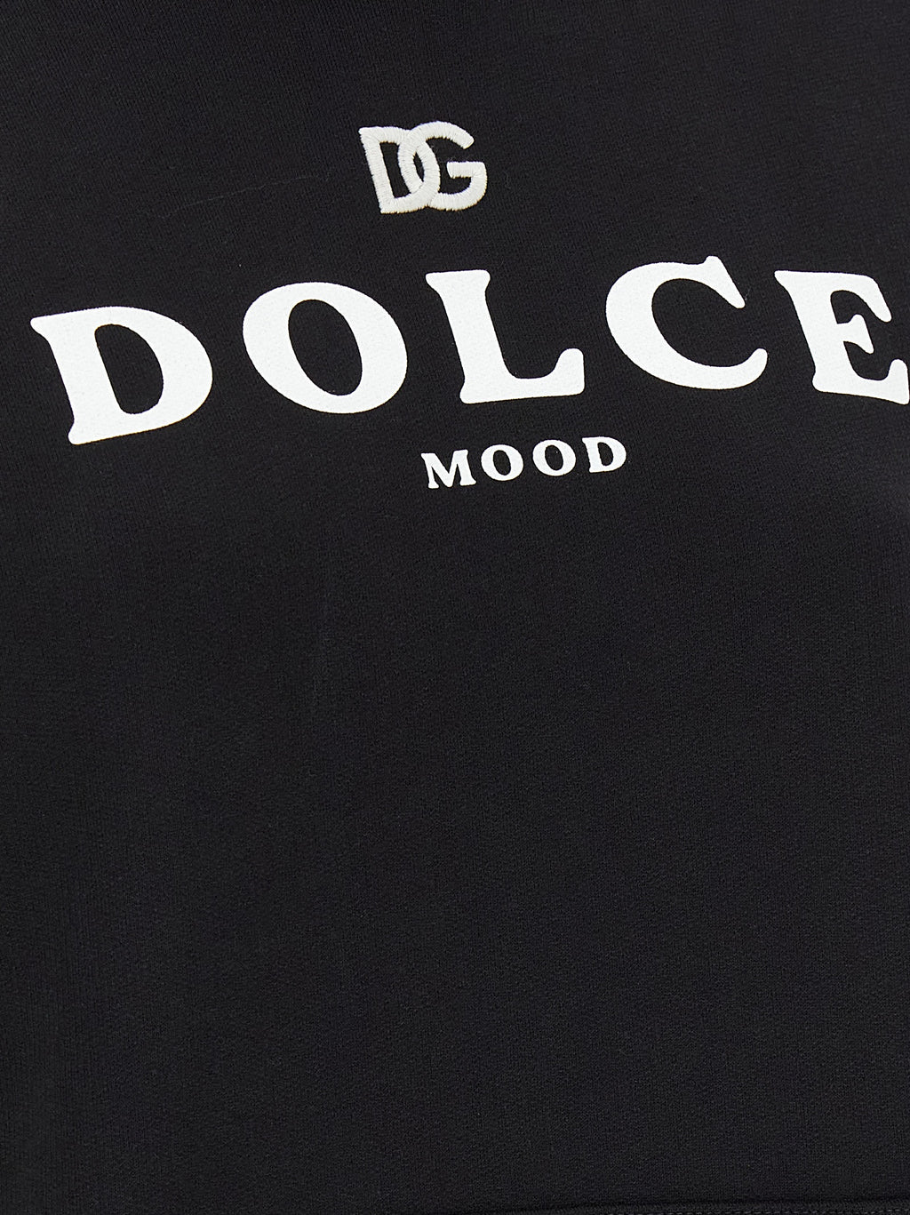Black Cotton Hoodie