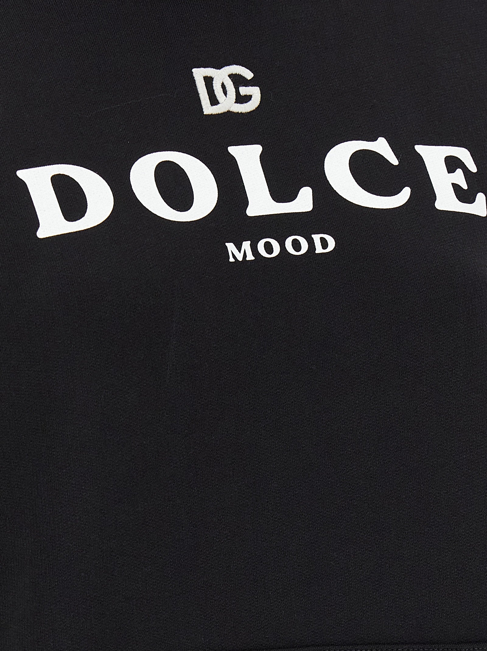 Black Cotton Hoodie