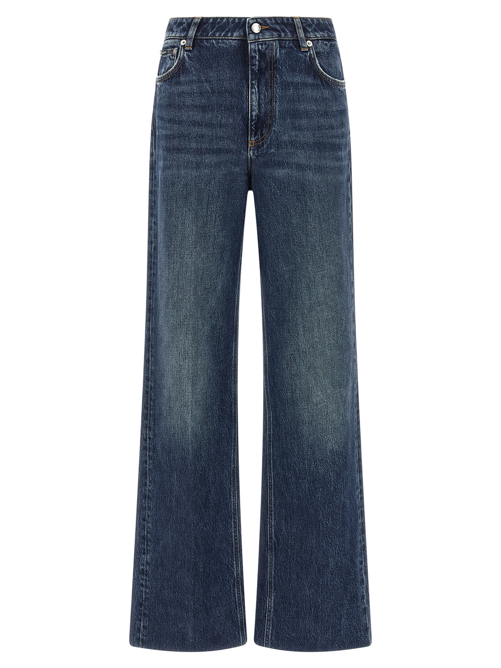 Blue Cotton Jeans Denim