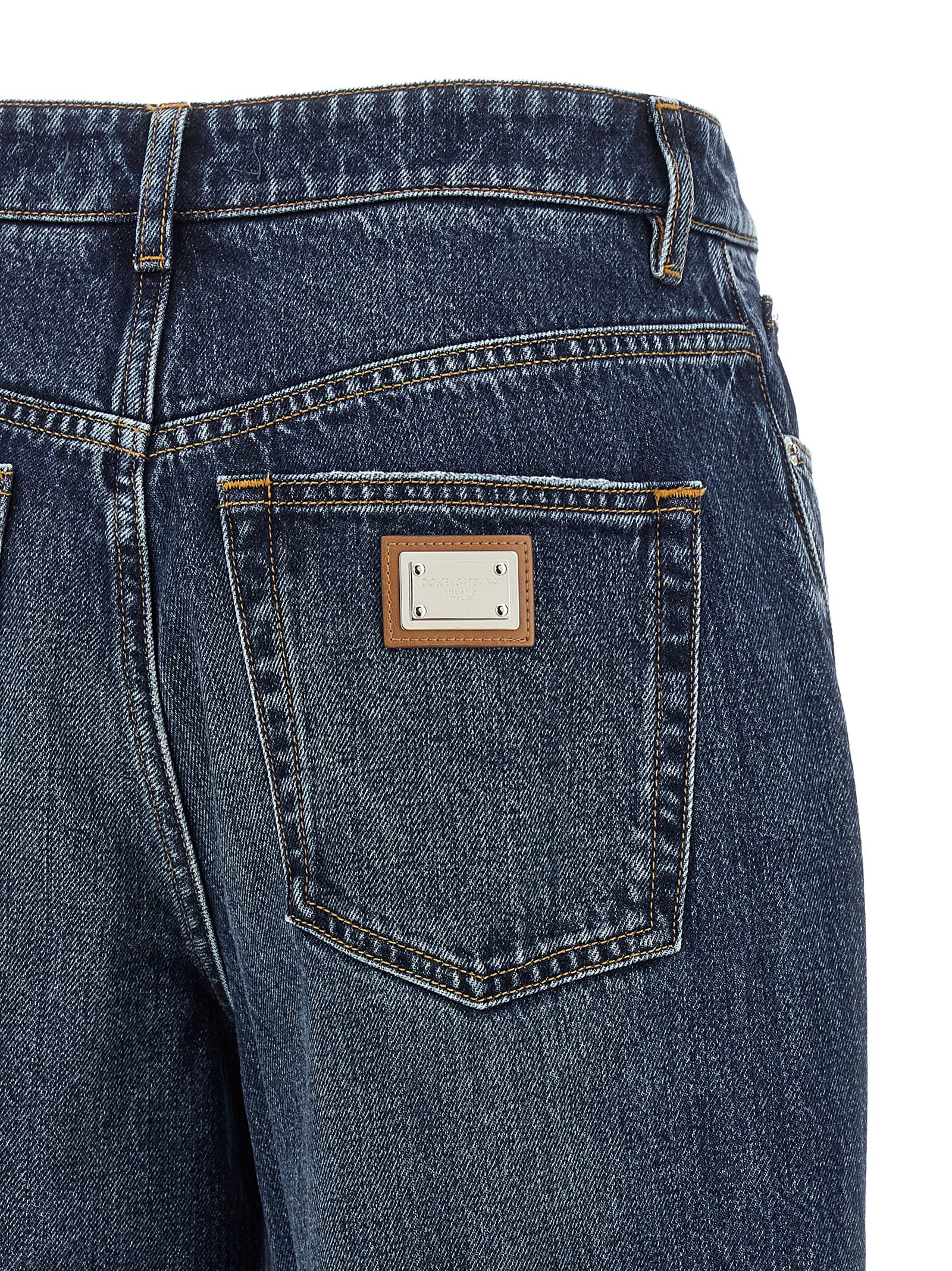 Blue Cotton Jeans Denim