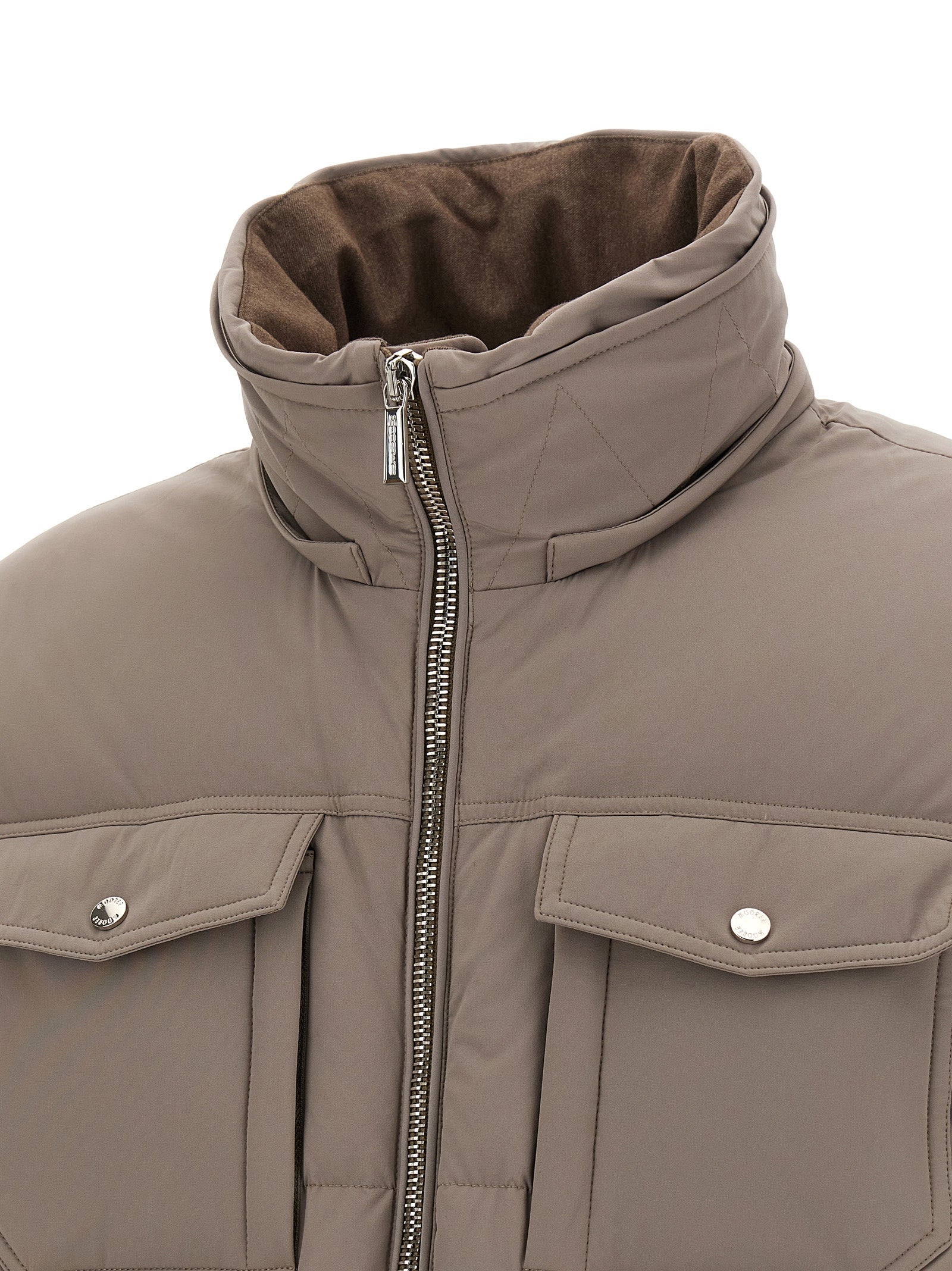 Gray Wool Bomber