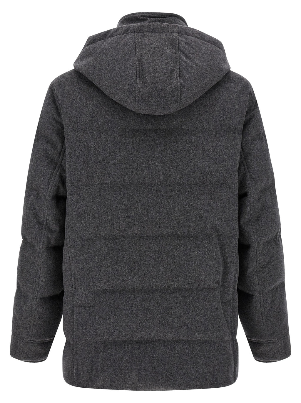 Gray Wool Parka