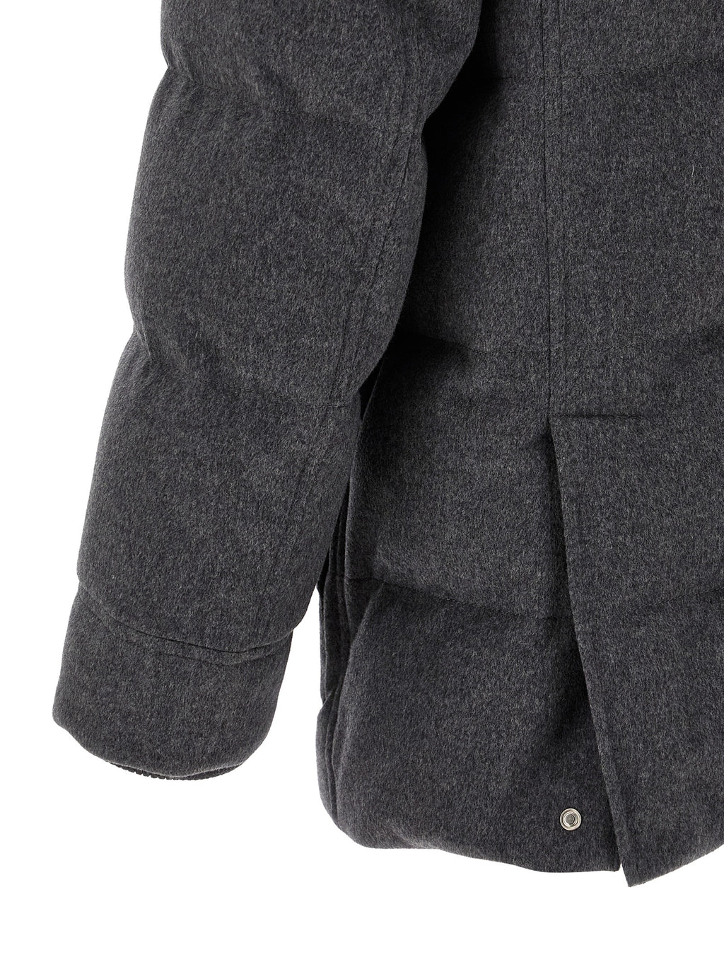 Gray Wool Parka