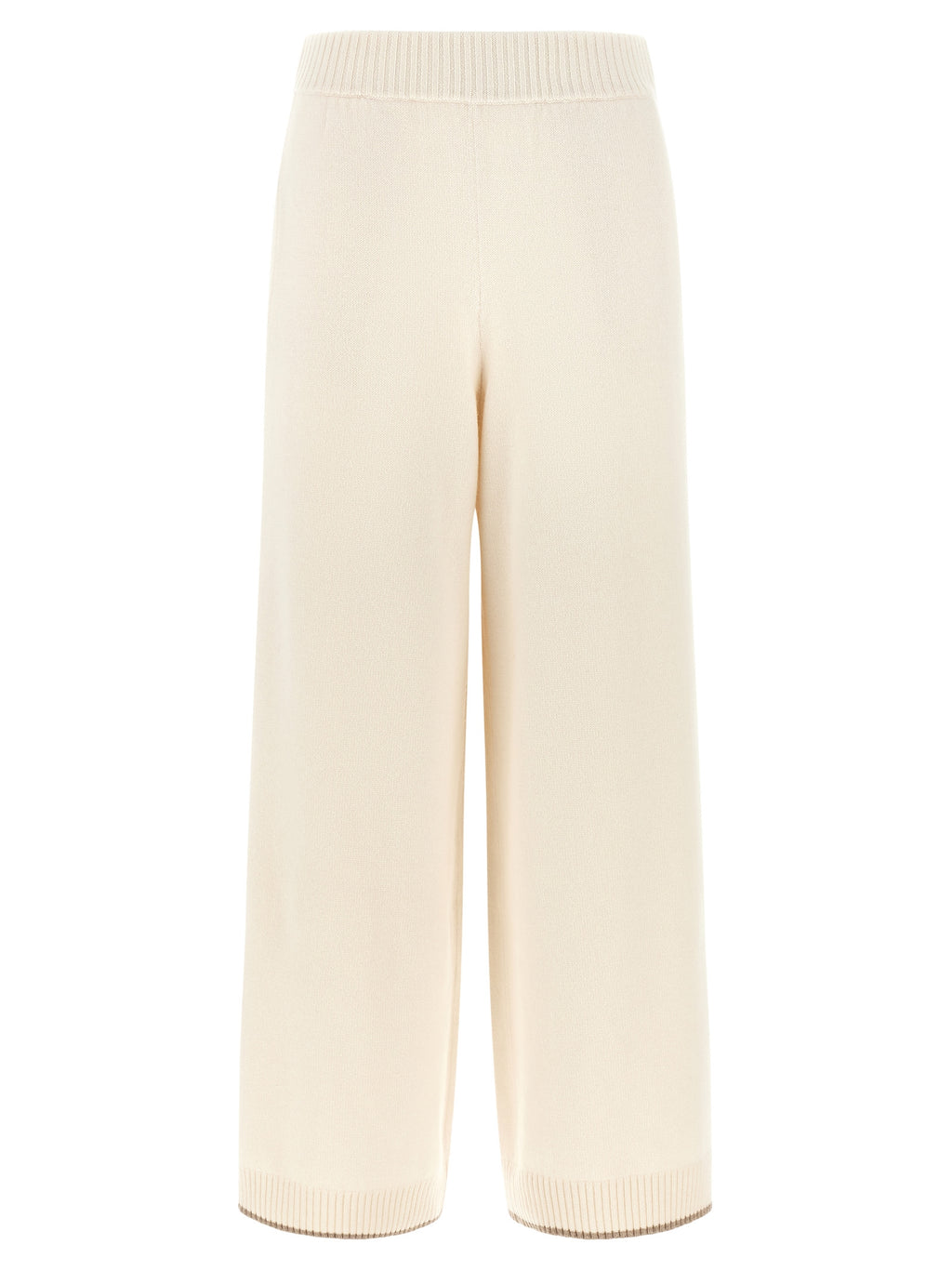 White Cashmere Athletic Pants