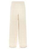 White Cashmere Athletic Pants