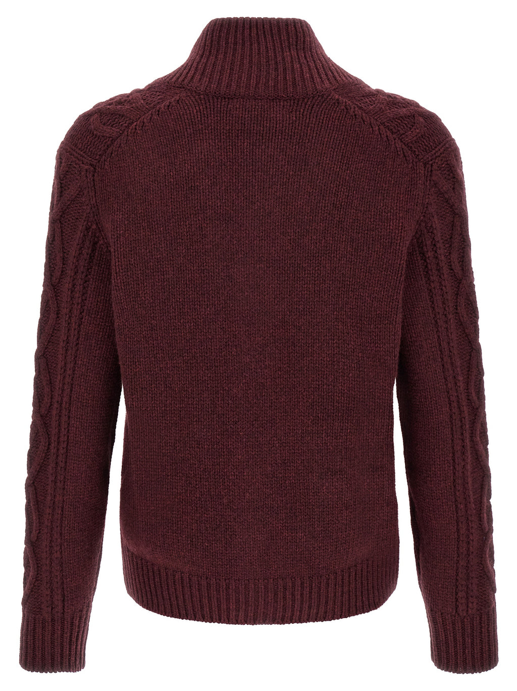 Bordeaux Cashmere Cardigan