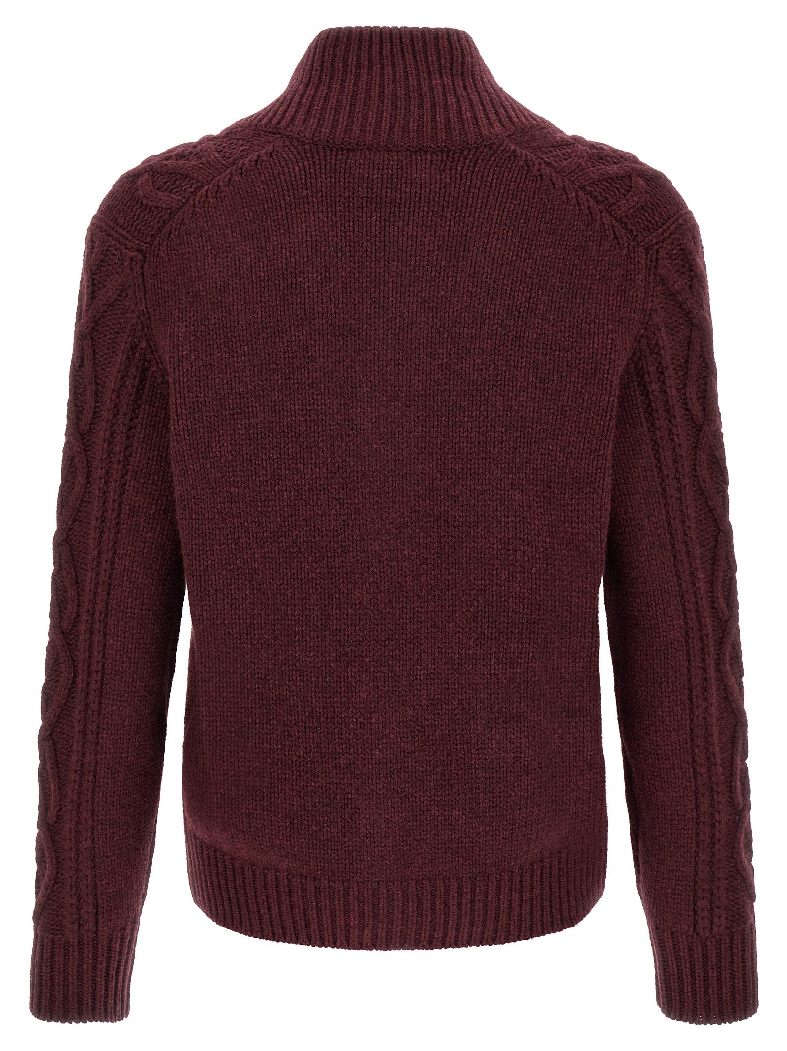 Bordeaux Cashmere Cardigan