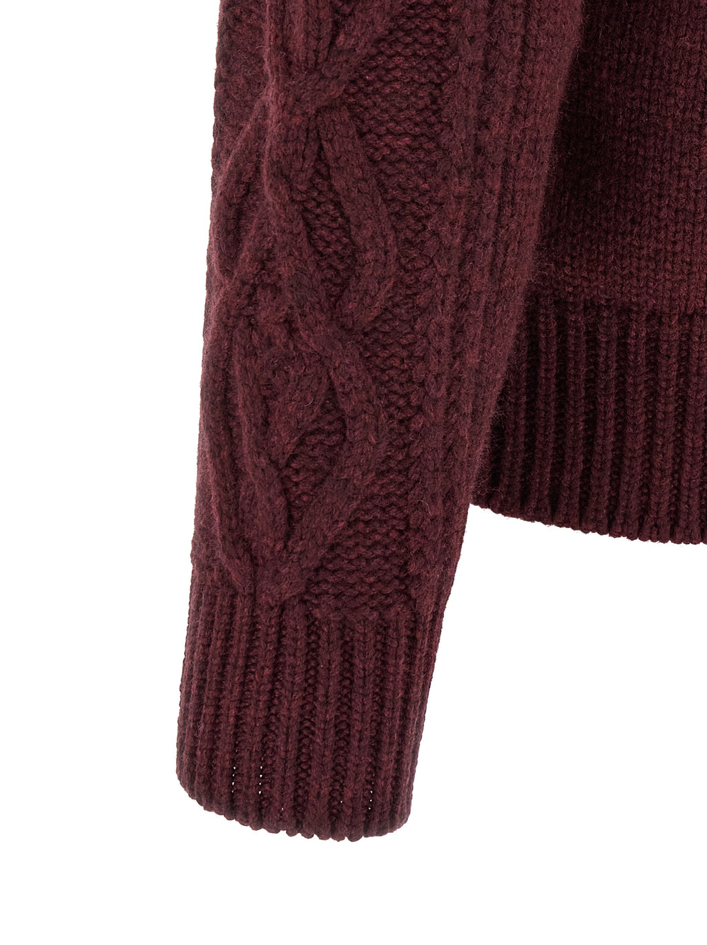 Bordeaux Cashmere Cardigan