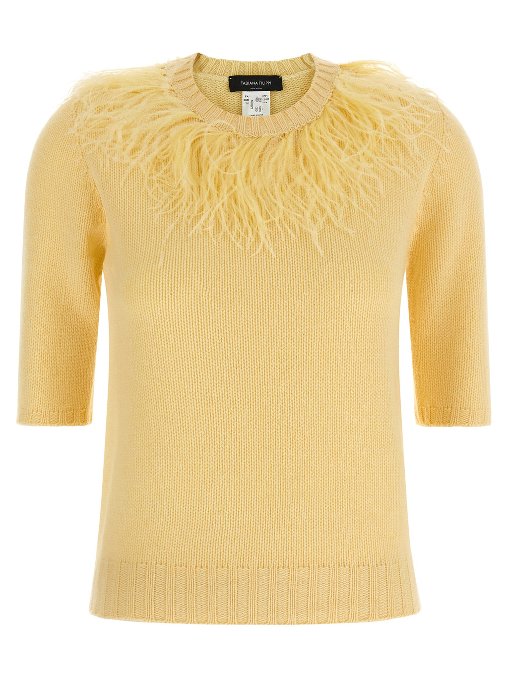 Bicolor Virgin Wool Cardigan