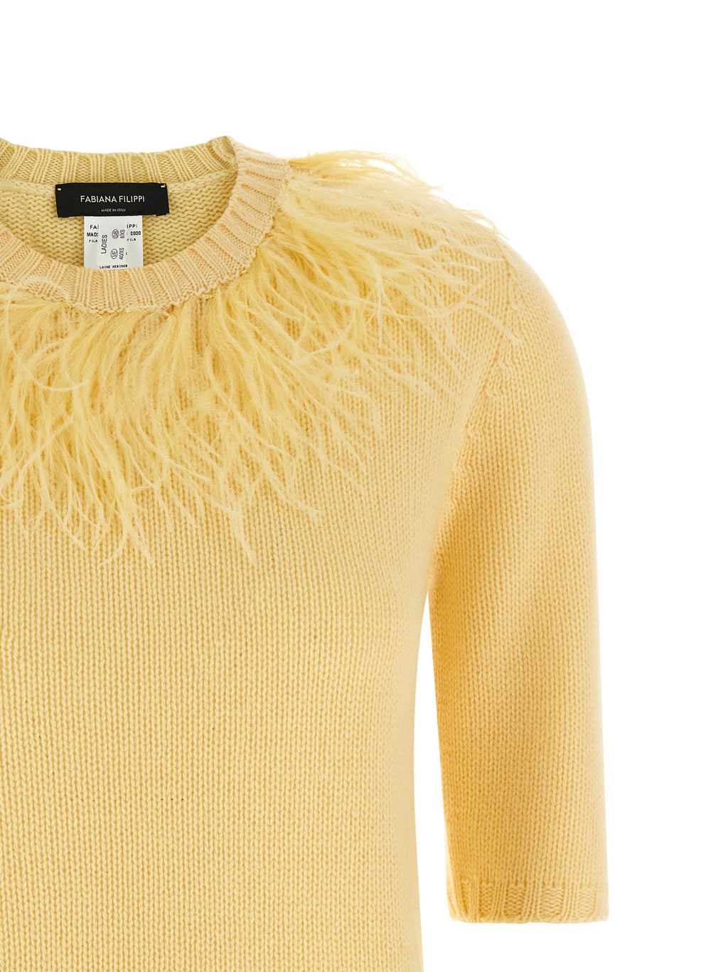 Bicolor Virgin Wool Cardigan