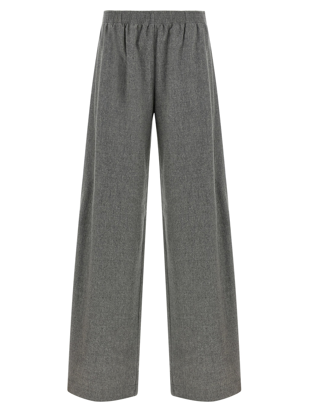 Gray Virgin Wool Cargo Pants