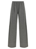 Gray Virgin Wool Cargo Pants