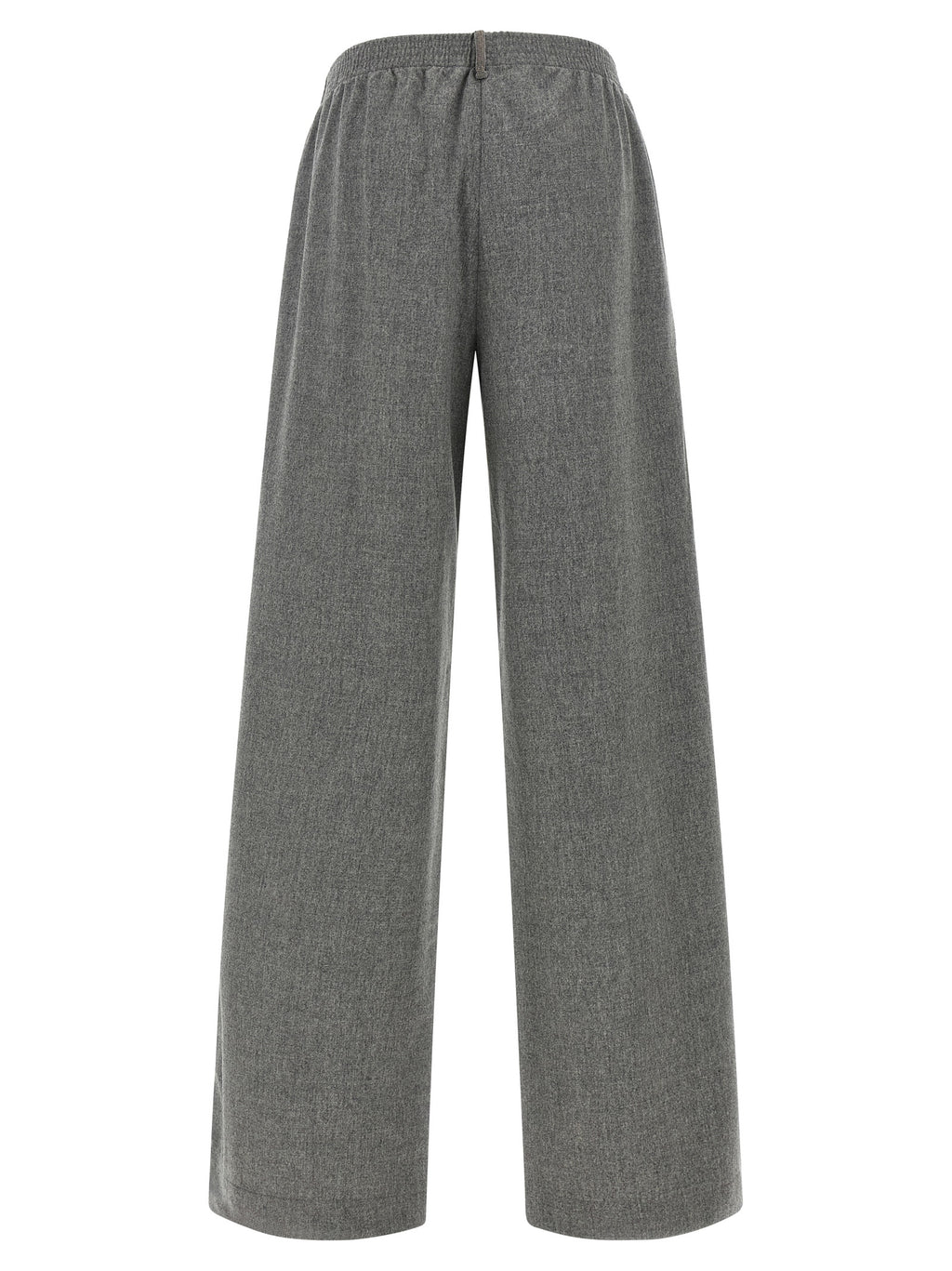 Gray Virgin Wool Cargo Pants