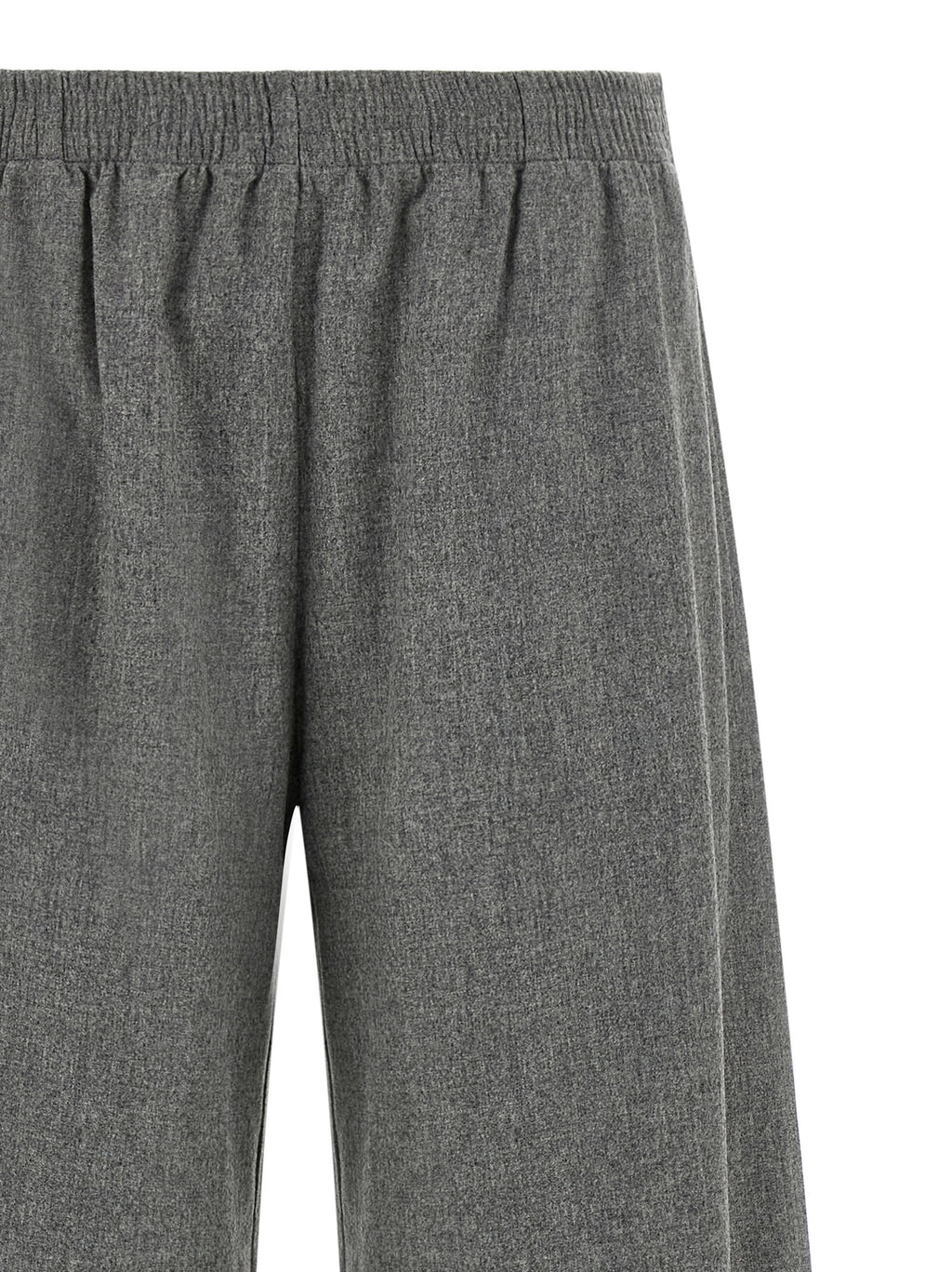 Gray Virgin Wool Cargo Pants