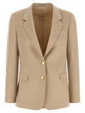 Beige Cashmere Blazer