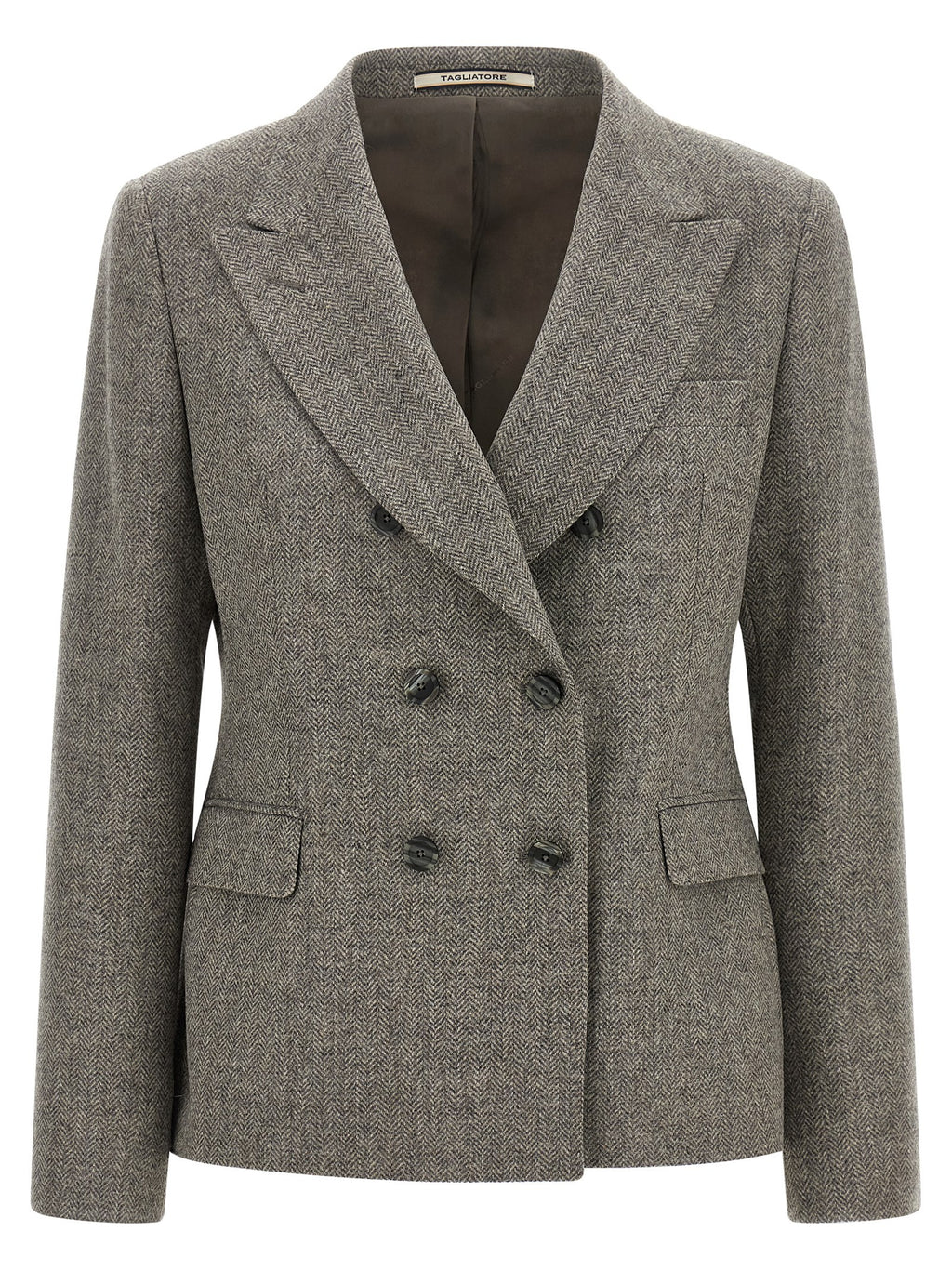 Gray Virgin Wool Blazer