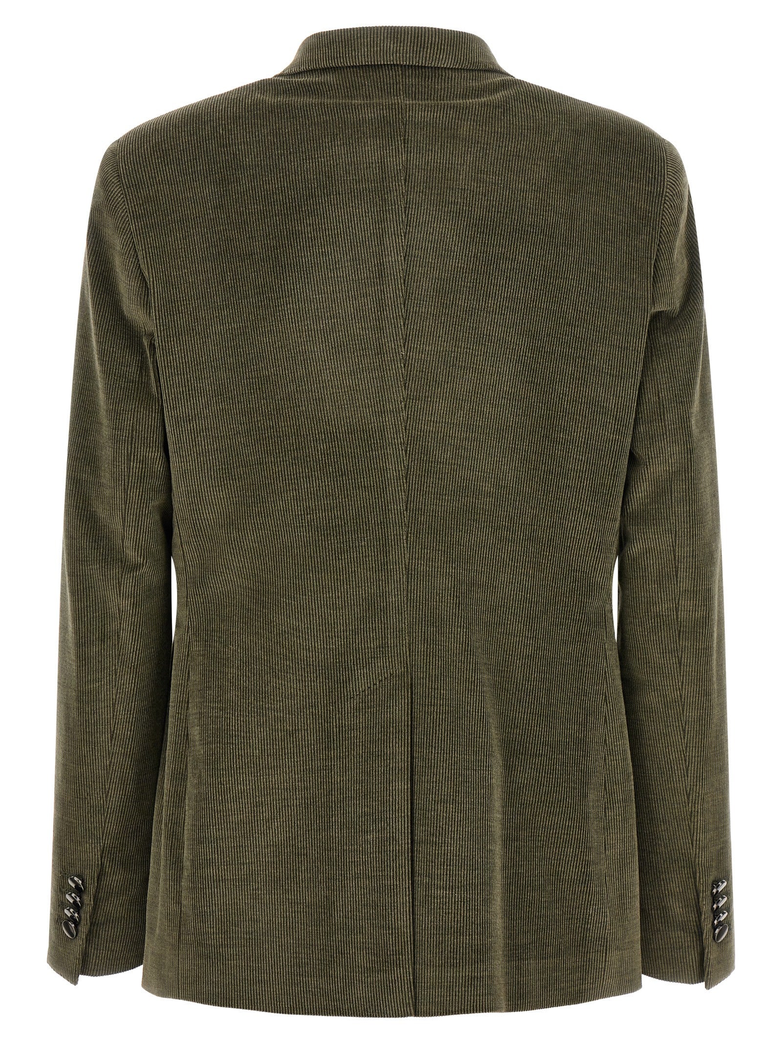 Bicolor Cotton Blazer