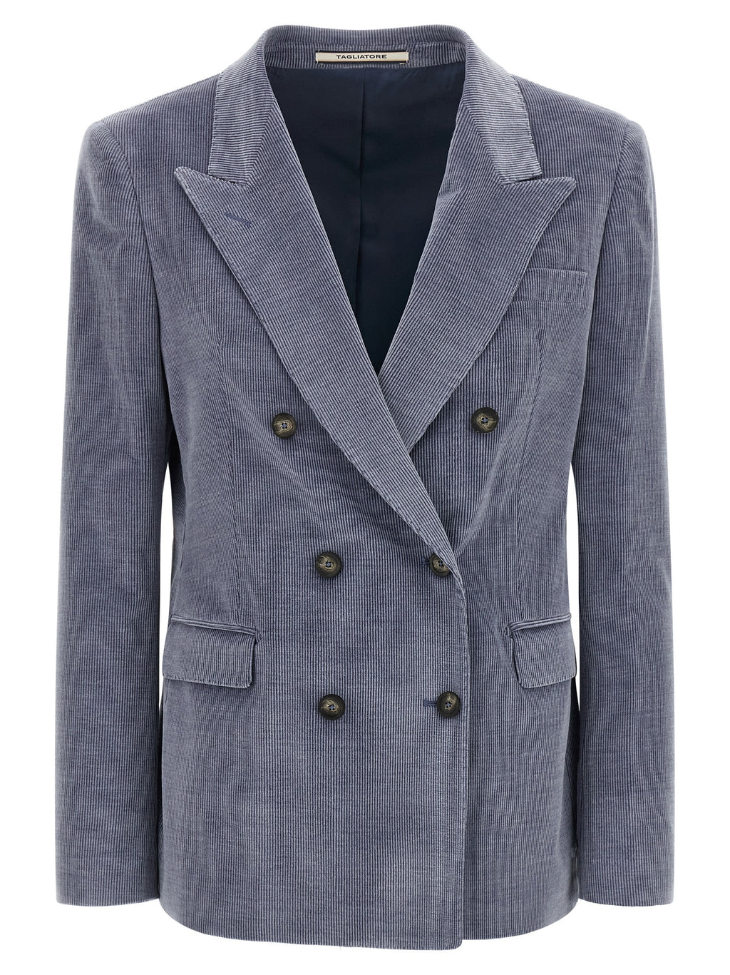 Blue Cotton Blazer