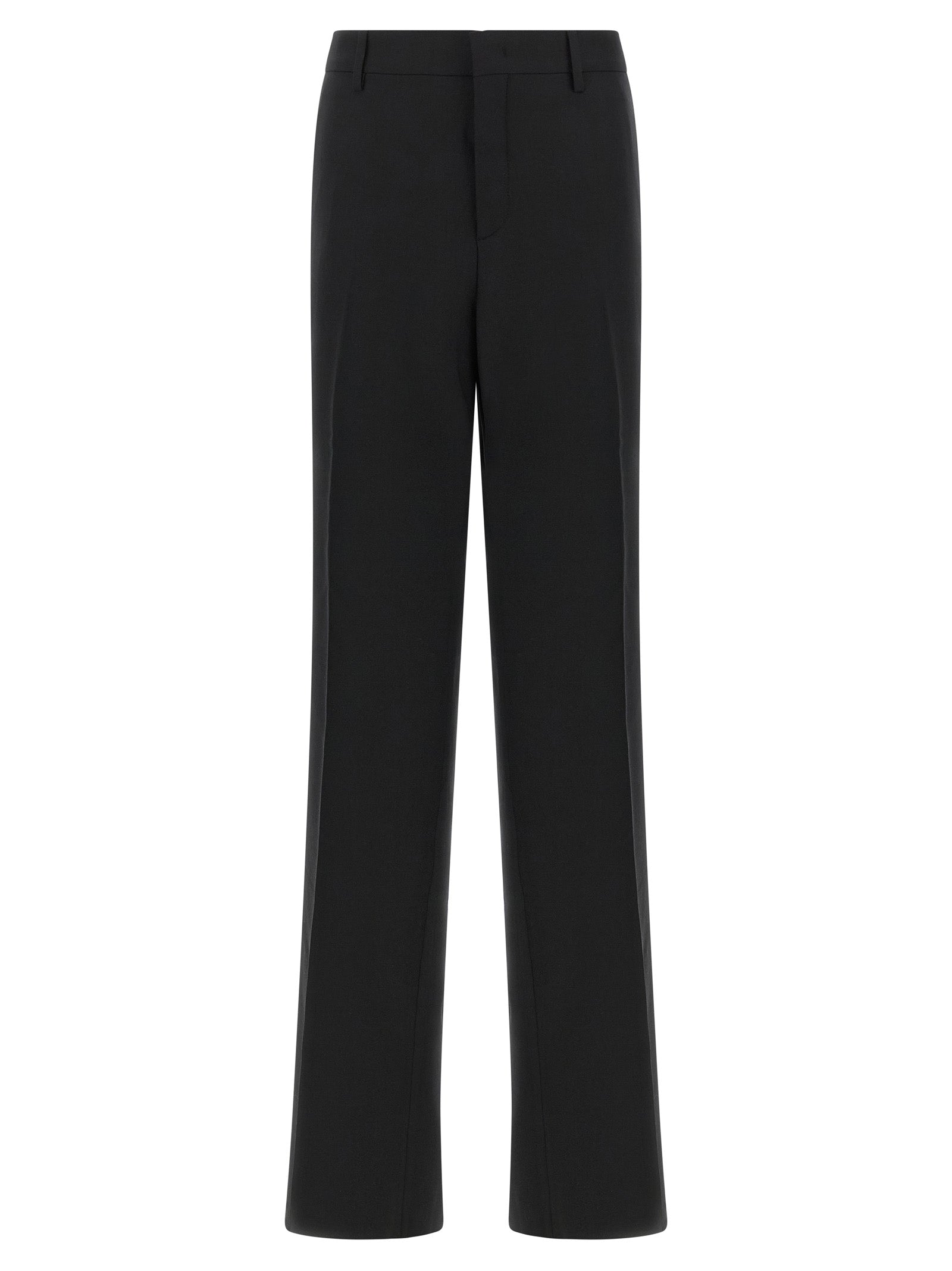 Black Polyester Dress Pants